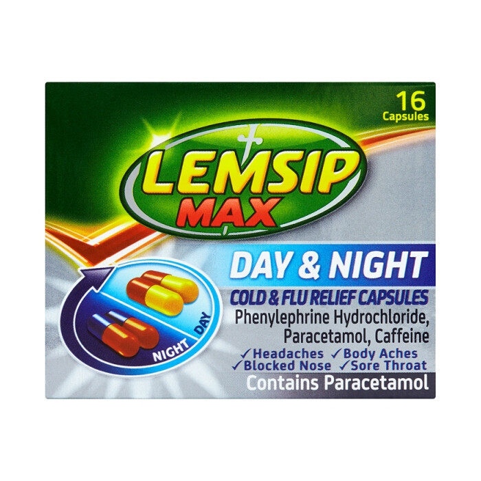Lemsip Max Day & Night, Flu Relief Capsules