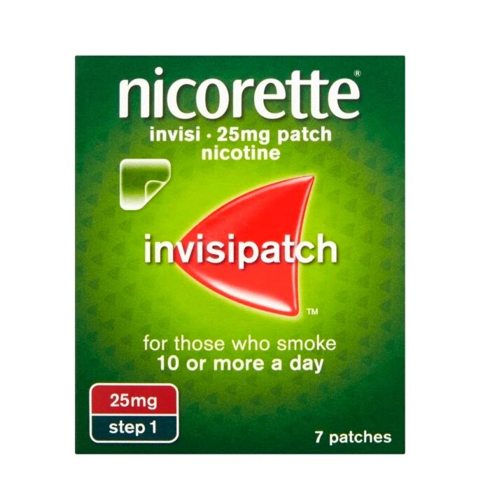 Nicorette Step 1 Invisi 25mg 7 Patches