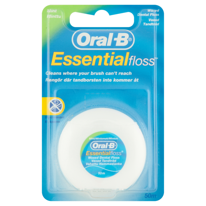 Oral-B Essential Floss Waxed Mint 50m