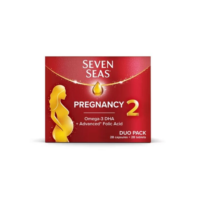 Seven Seas Pregnancy Plus 21 Vitamins & Minerals + Omega-3 Duo Pack