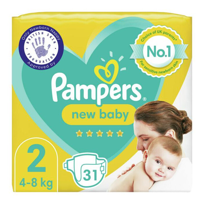Pampers New Baby Size 2 Carry Packs