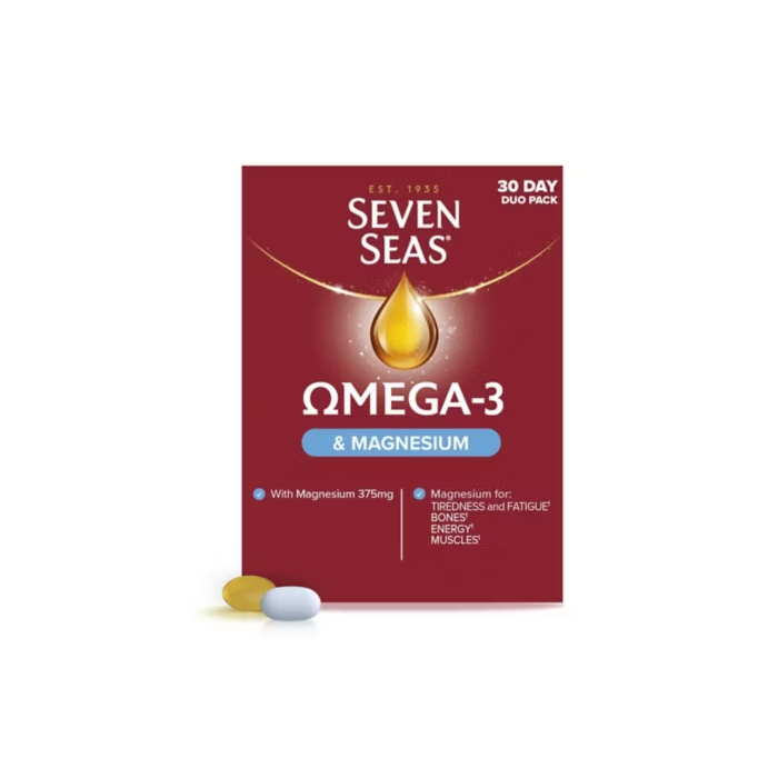 Seven Seas Omega-3 Fish Oil & Magnesium Duo Pack: 30 Capsules + 30 Tablets