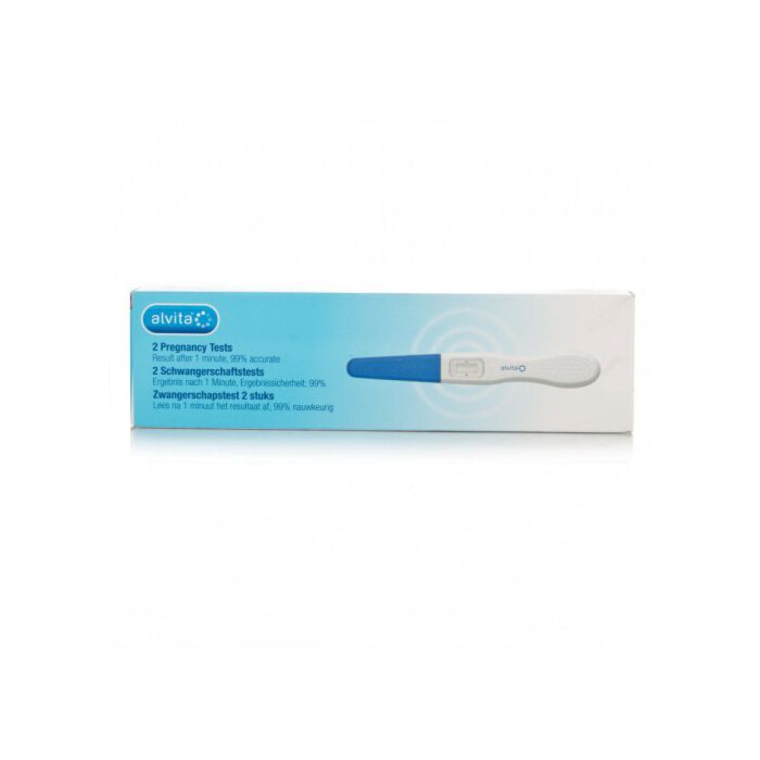Alvita Pregnancy Test Mid Stream Single