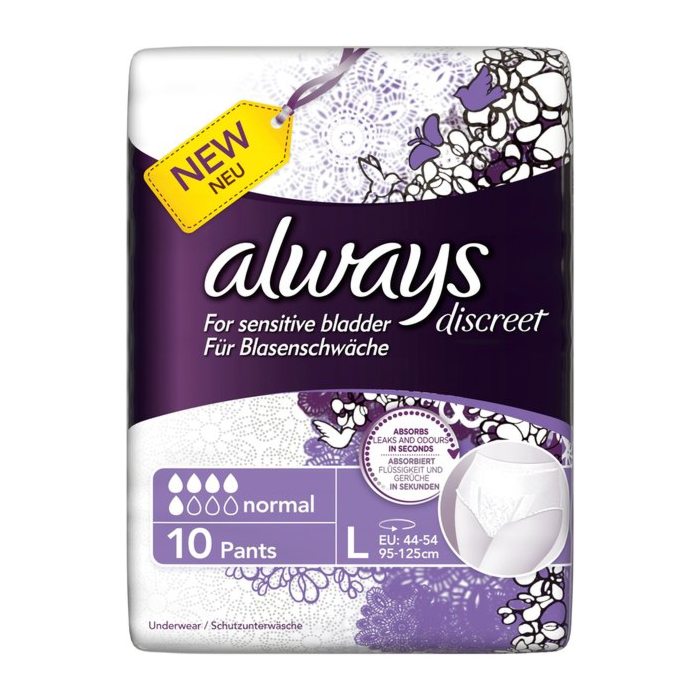 Always Discreet Pants Large