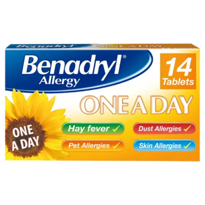 Benadryl One A Day Relief 14 Tablets