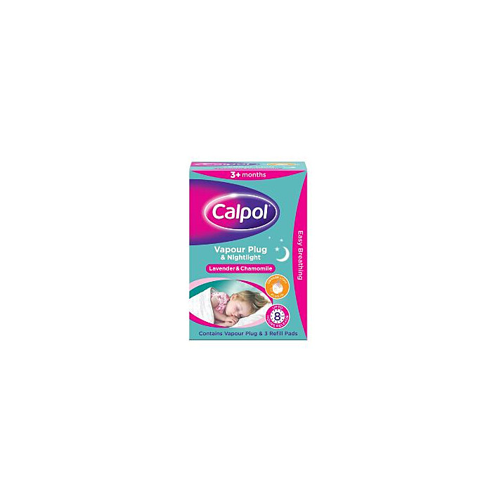 Calpol Soothe & Care Vapour Plug & Nightlight Orange Light