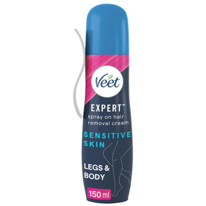 Veet Spray on Hair Removal Cream for Sensitive Skin 150ml
