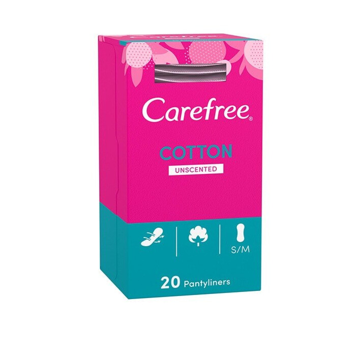 Carefree Breathable Pantyliner - 20 Pack