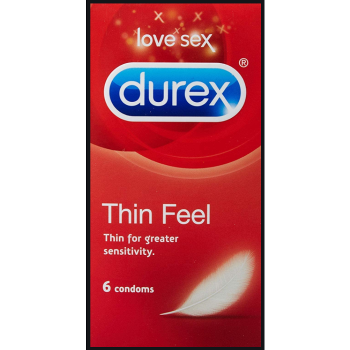 Durex Thin Feel Condoms 6 Pack