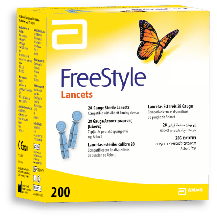 Freestyle 0.5mm - 28g Lancets x 200