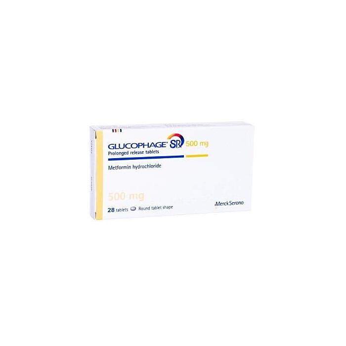 Glucophage (Metformin) SR 500 mg x 28