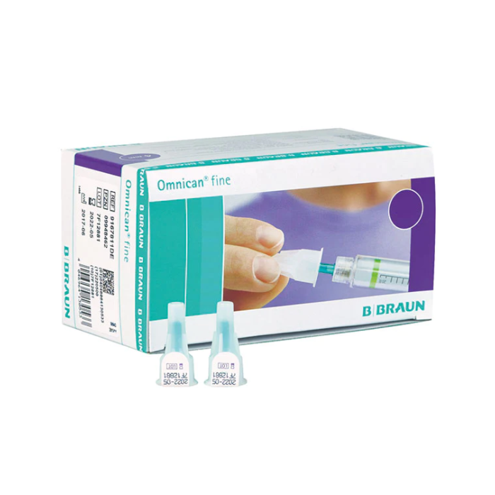 Braun Omnican 4mm Fine Needles