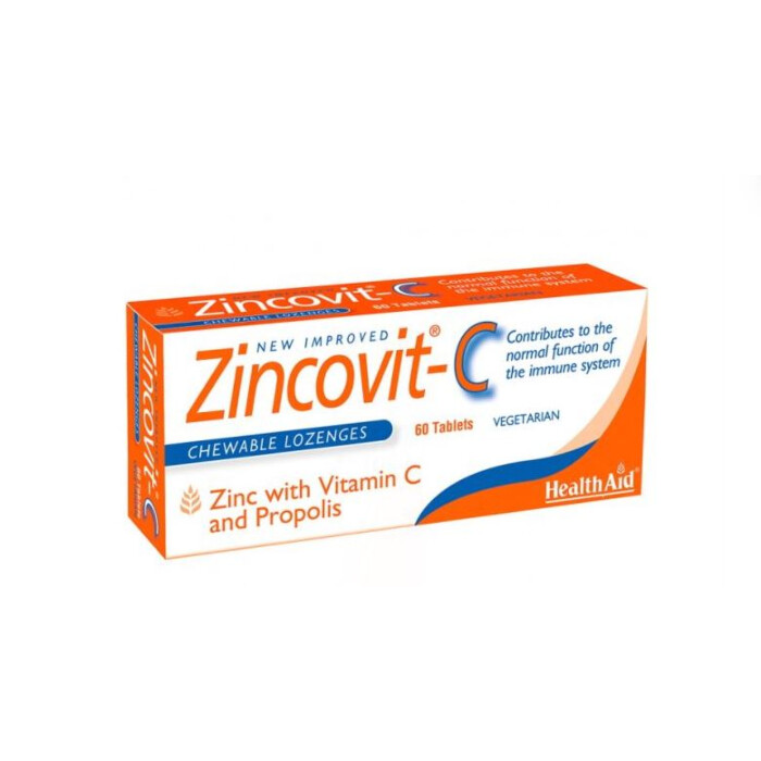 HealthAid Zincovit-C Chewable Lozenges 60s