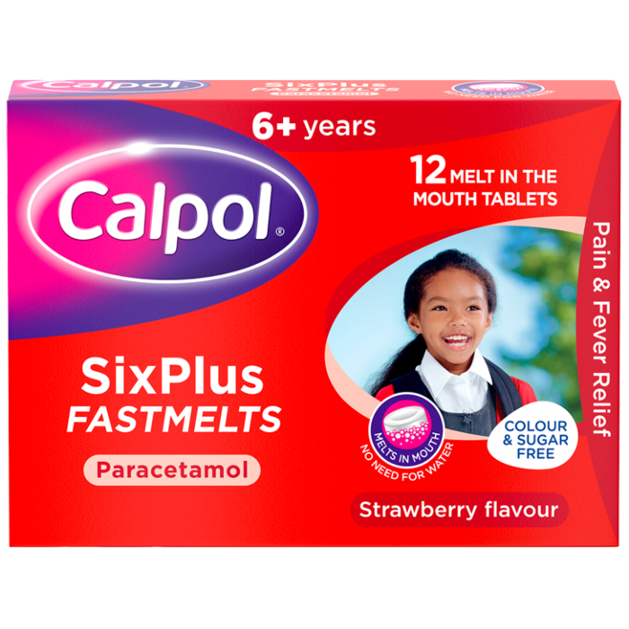 Calpol Fast Melts 6+ 250mg 12 Pack