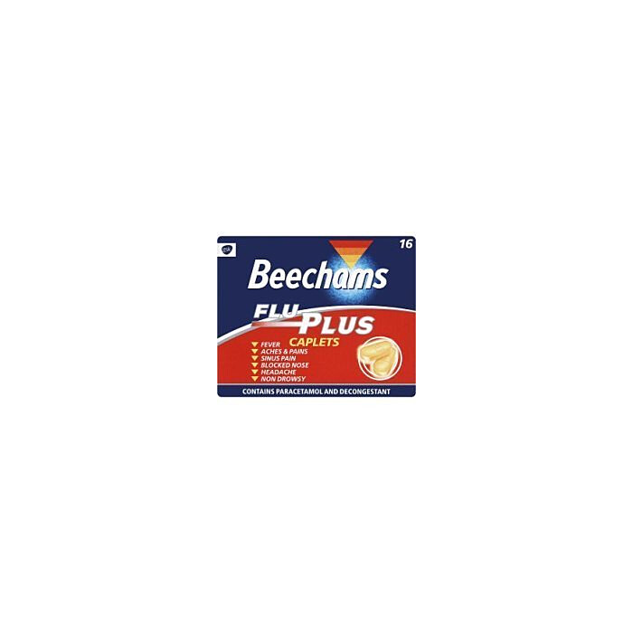 Beechams Flu Plus Caplets - 16 Caplets