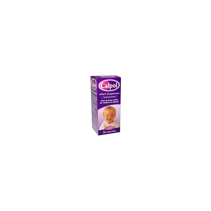 Calpol Sugar Free Infant Suspension Strawberry Flavour 2+ Months 200ml