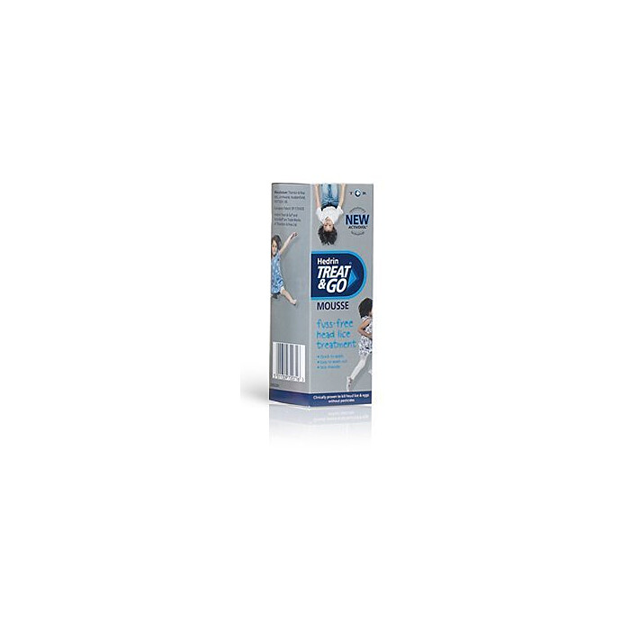 Hedrin Treat & Go Head Lice Mousse x 100ml