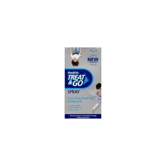 Hedrin Treat & Go Head Lice Spray x 60ml