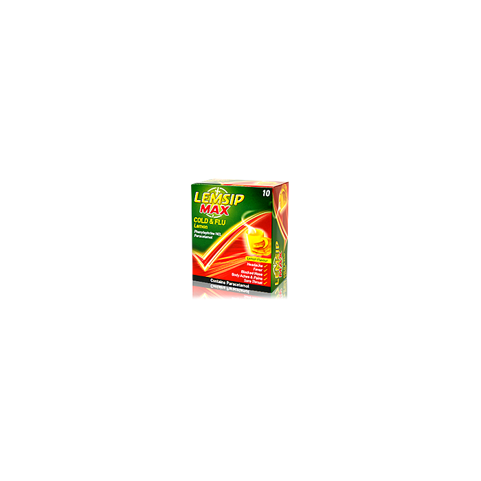 Lemsip Max Cold+Flu Sachets Blackcurrant