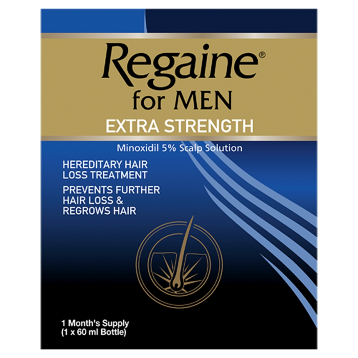 Hereditary Hair Loss Treatment - Regaine Extra Strength Solution - One Months Supply - Great Value