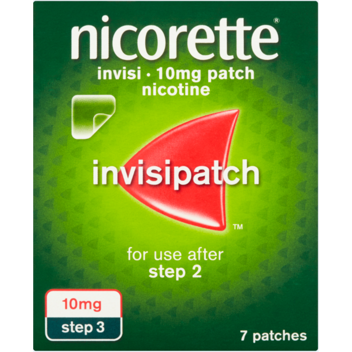 Nicorette Step 3 Invisi 10mg 7 Patches