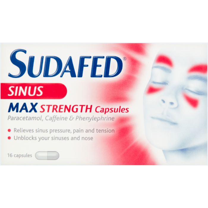 Sudafed Sinus Max Strength Cap