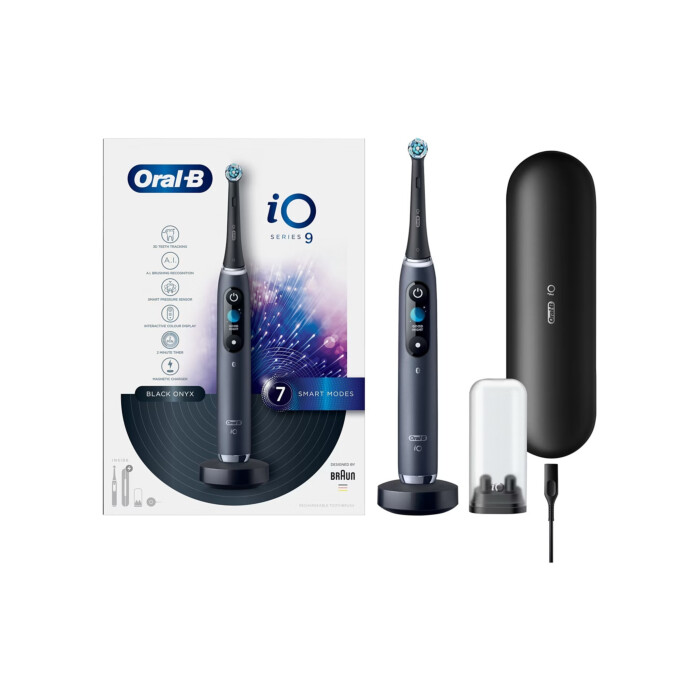 ORAL-B iO 9 Electric Toothbrush & Travel Charging Case - Black