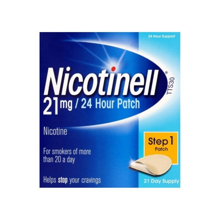 Nicotinell TTS30 21mg Patches 21 Days (Step 1)
