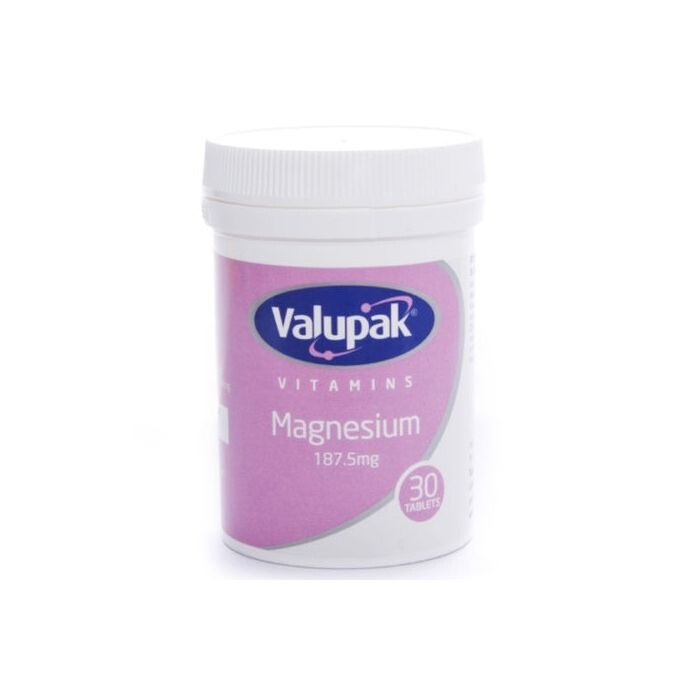 Valupak Magnesium 187.5mg 30 tablets