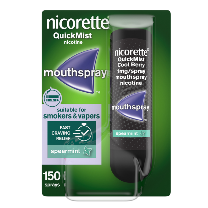 Nicorette Mouthspray Quickmist Spearmint 1mg