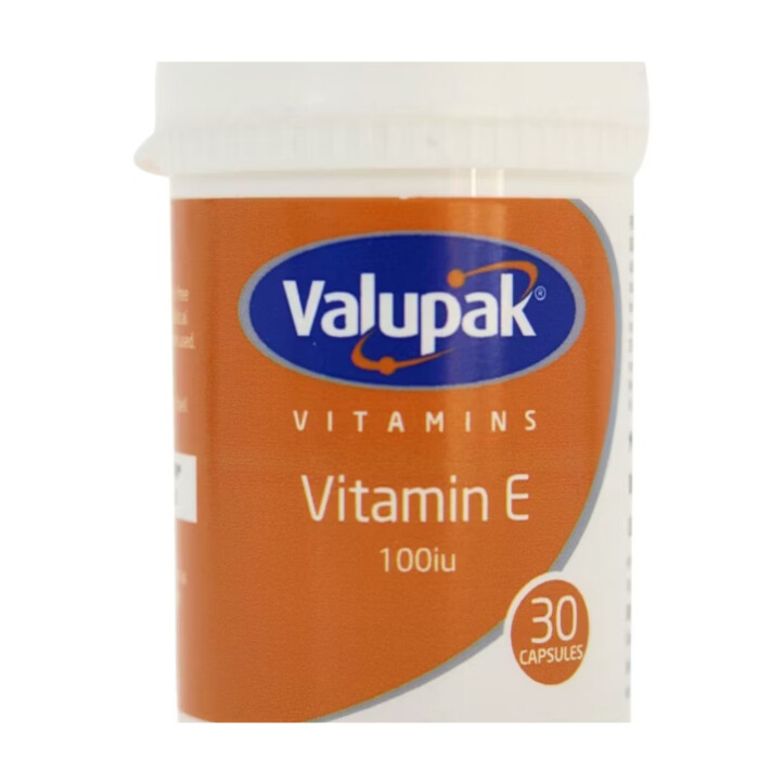 Valupak Vitamin E 100iU 30 Capsules