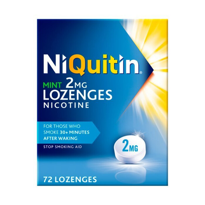 NiQuitin Mint 2mg 72 Lozenges - Stop Smoking Aid