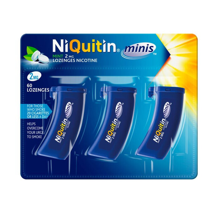 NiQuitin Minis Mint 2mg Lozenges 60s