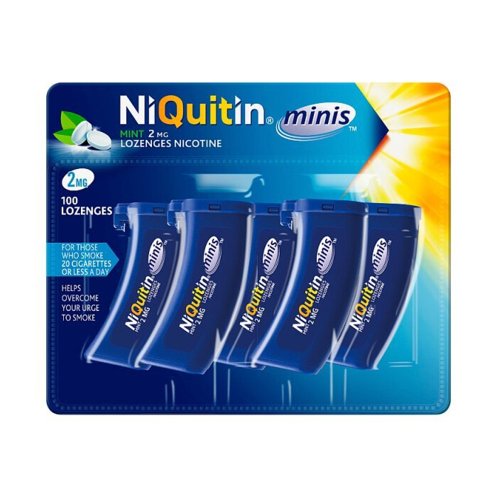Niquitin Minis Mint 2mg 100 Lozenges