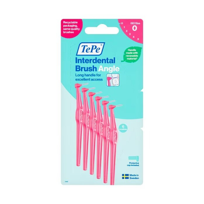 Tepe Angle Interdental Brush Pink