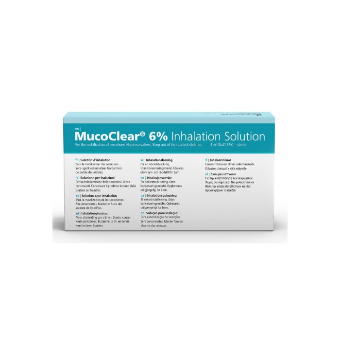 MucoClear 6% Hypertonic Saline Inhalation Solution - 60 x 4ml
