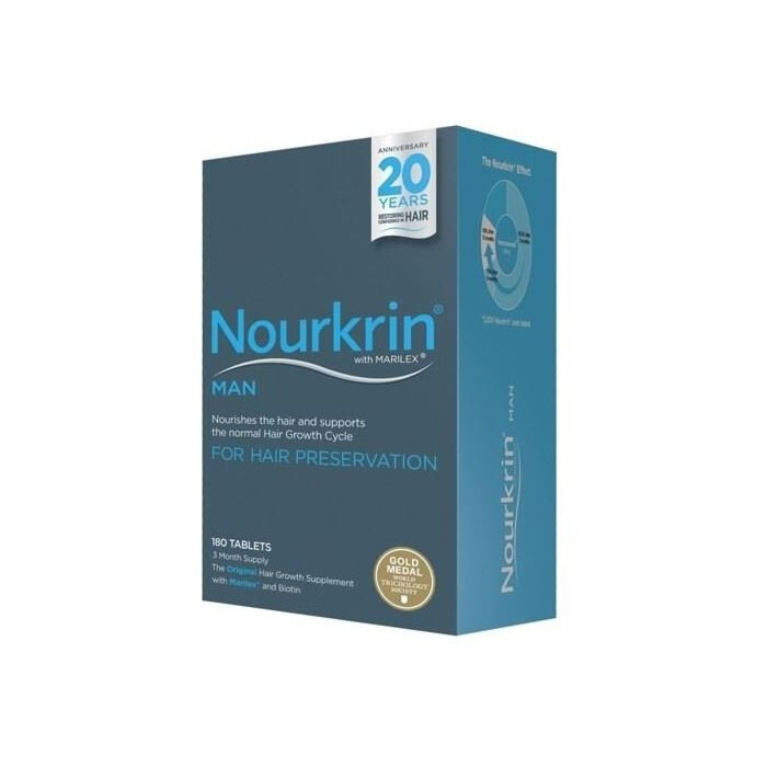 Nourkrin Man 180 Tablets - 3 Month supply 180 Tablets
