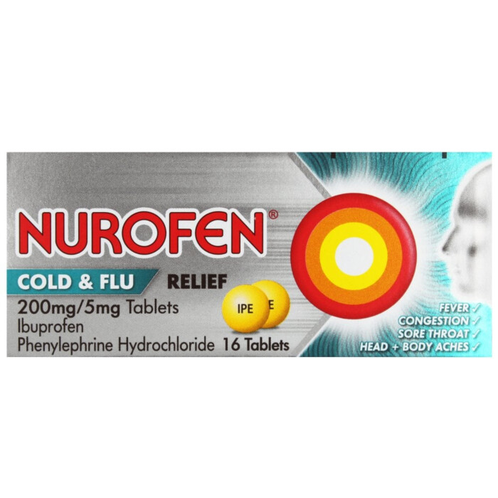 Nurofen Cold & Flu Relief x 16 tablets