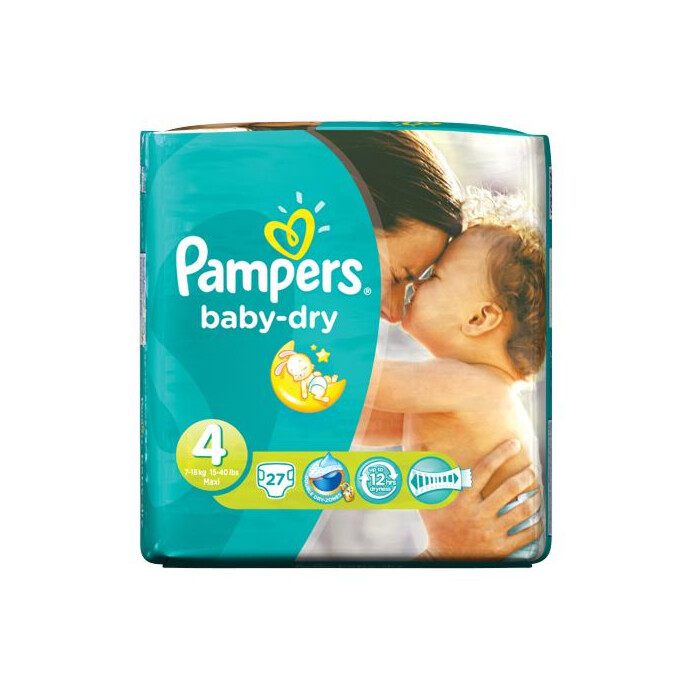 Pampers Baby Dry Size 4 Carry Pack