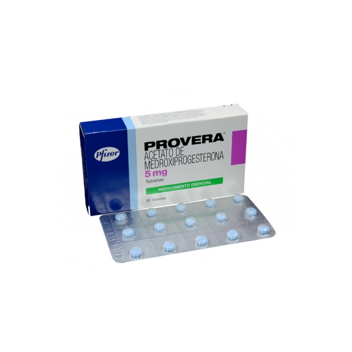 Provera (Medroxyprogesterone acetate) 5mg - 30 Tablets
