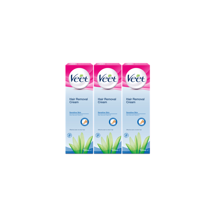 Veet 5 Minute Sensitive Hair Removal Cream 100ml x 1