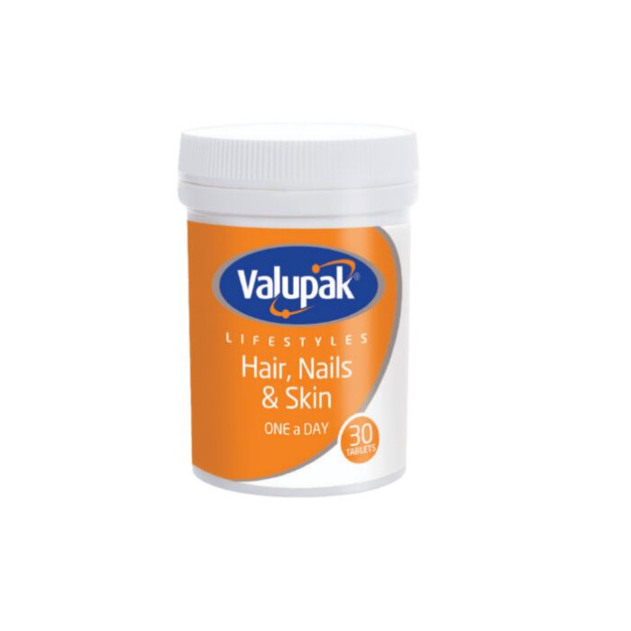 Valupak Hair Nails & Skin Pot - 30 tablets
