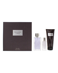 Abercrombie & Fitch First Instinct 3 Piece Gift Set: Eau De Toilette 100ml - Eau
