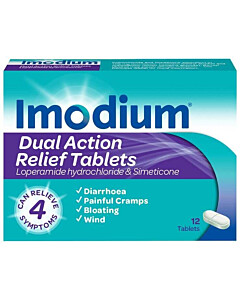 Imodium Dual Action Tablets