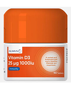 Almus Vitamin D3 25UG 90 Tablet