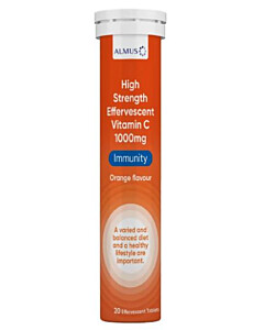 Almus Vitamin C Effervescent High Strength 20 Tablets