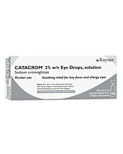 Catacrom 2% w/v Eye Drops 30 Single Unit Dose