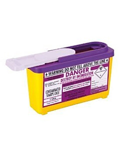 Sharpsguard Bin Dd677w Purple