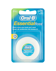 Oral-B Essential Floss Waxed Mint 50m