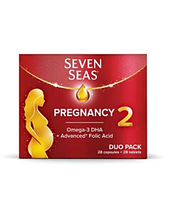 Seven Seas Pregnancy Plus 21 Vitamins & Minerals + Omega-3 Duo Pack